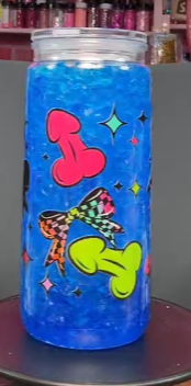 #81. 20 oz acrylic tumbler Bag of dicks