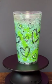 #28. 16oz V-shaped acrylic tumbler