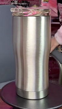 20 oz Stainless Steel Curve Twist