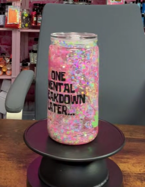 #45. 16 oz acrylic tumbler with sublimation