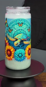 #57. 20 oz acrylic beach scene