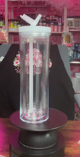 20 Oz Acrylic Flip Top Tumbler