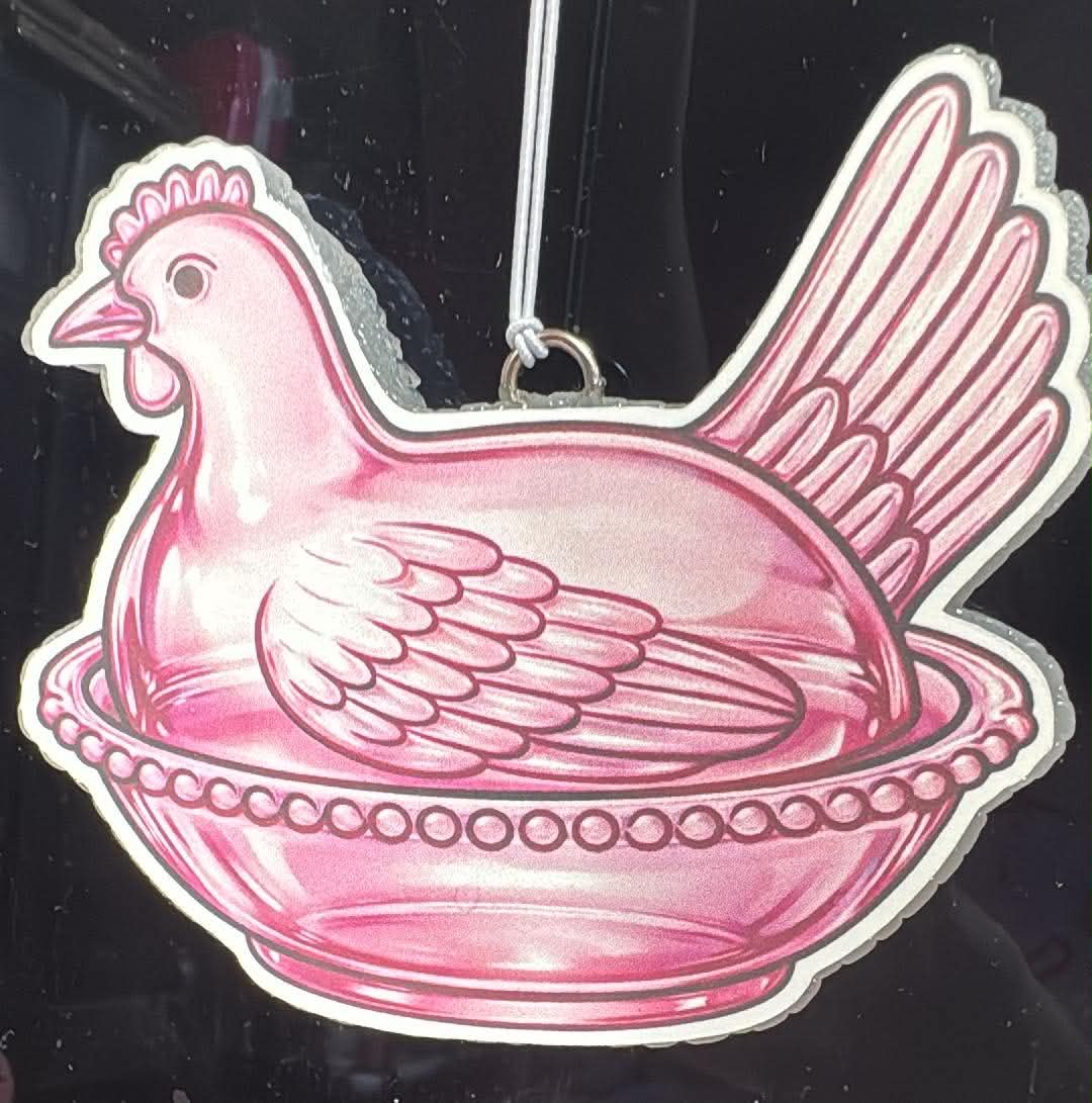 Pink Chicken on Nest (BnG)