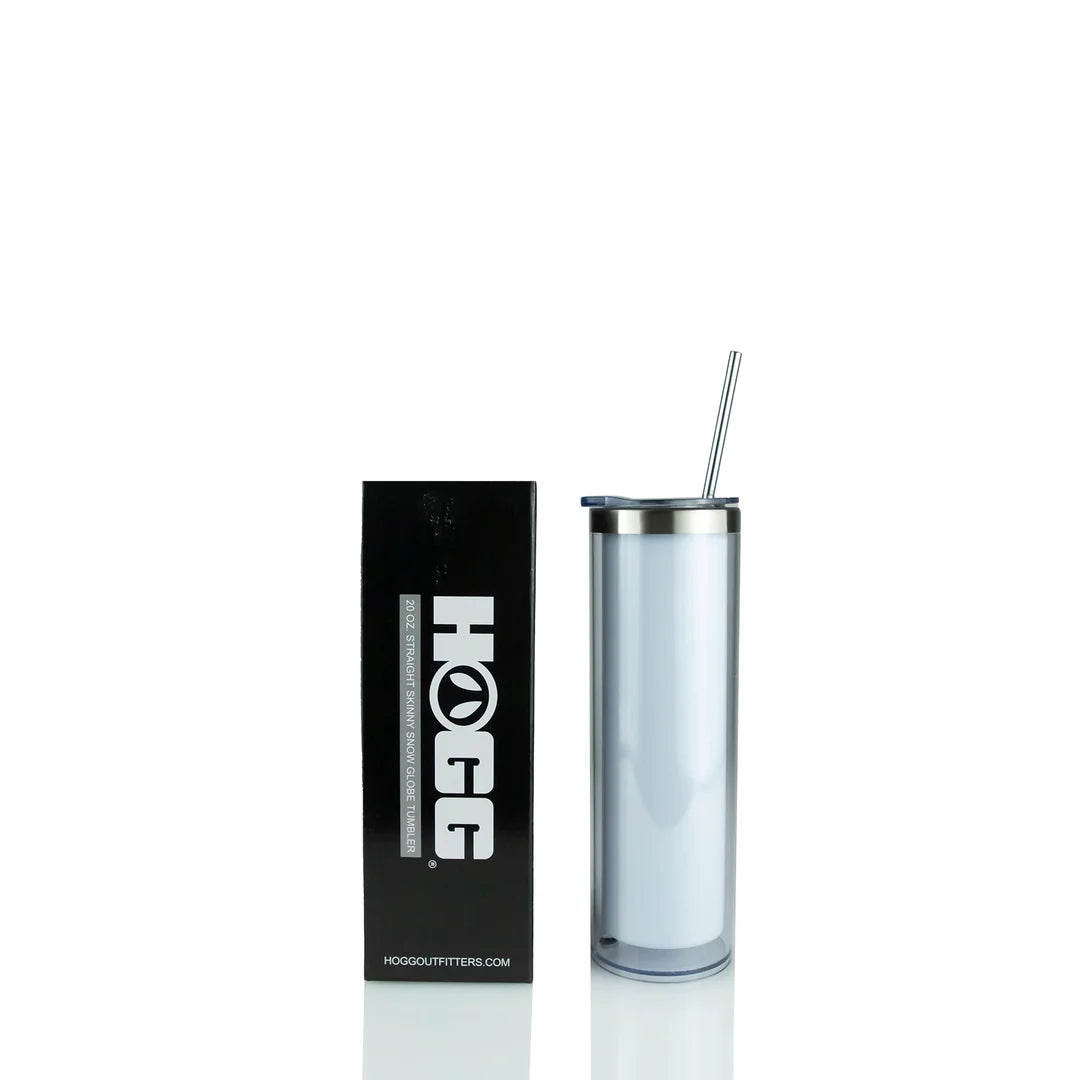 20 Oz Straight skinny snow glow Tumbler ✨