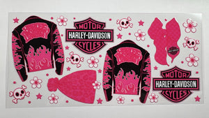 30 PinkBlackHarleyDavidson