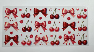 75 RedPinkCherryBow