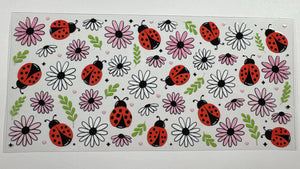 85 LadybugPinkFlower