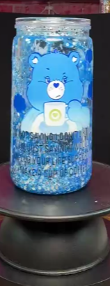#77. 16 oz acrylic tumbler my coffee > your life support