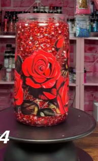 #78. 16 oz acrylic tumbler Roses