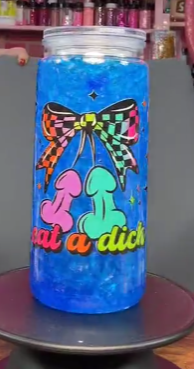 #81. 20 oz acrylic tumbler Bag of dicks