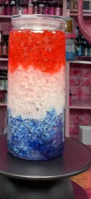 #82. 20 oz acrylic tumbler Good ol Red/White/Blue