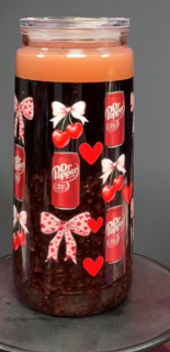 #90. 20 oz acrylic tumbler Dr Pepper
