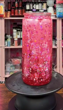#98. 20 oz acrylic pink and white 606style