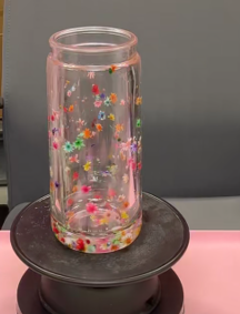 #105. 20 oz acrylic flower cup