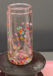 #105. 20 oz acrylic flower cup