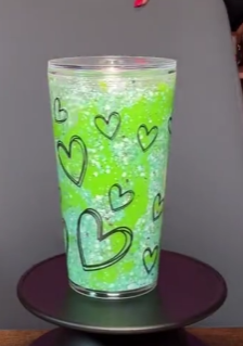 #28. 16oz V-shaped acrylic tumbler