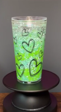 #28. 16oz V-shaped acrylic tumbler