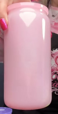 16oz Colored Glass No Glitter Tumbler ✨