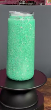 #49. 20 oz acrylic green tumbler