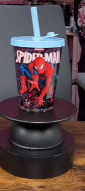 #51. 12oz kids spiderman tumbler with straw