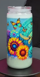 #57. 20 oz acrylic beach scene