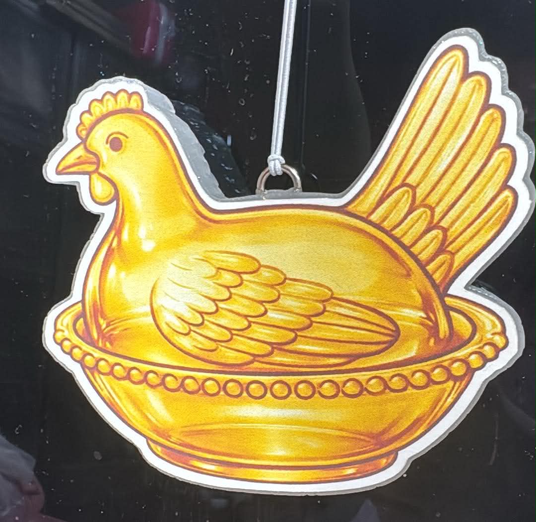 Yellow Chicken on Nest (JGL)
