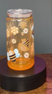 #25. 16 oz Acrylic honeycomb